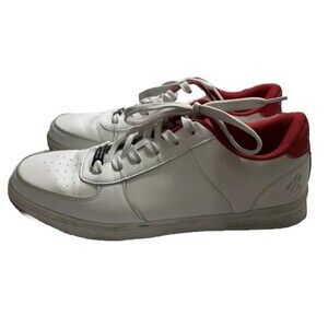 Rocawear Men's Henry Low Top Court‎ White Red Sneaker Size 10.5